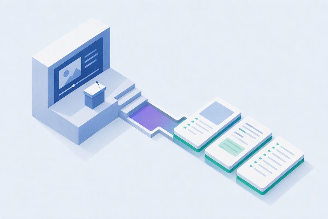 Under 15 Minutes: Students Turn Lecture Videos into Study Ready Notes